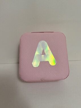 Personalized Travel Jewelry Case- Jewelry Box Jewelry Case A-Z
